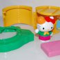 USED 2001 McDonald's Sanrio Happy Meal Toy Hello Kitty Figure Sleeping Bed