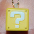 2007 Nintendo Mario Bros Question Mark Yellow Coin Block Vinyl Key Chain