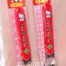 1991 Sanrio Hello Kitty Kids Red Spoon Fork Set