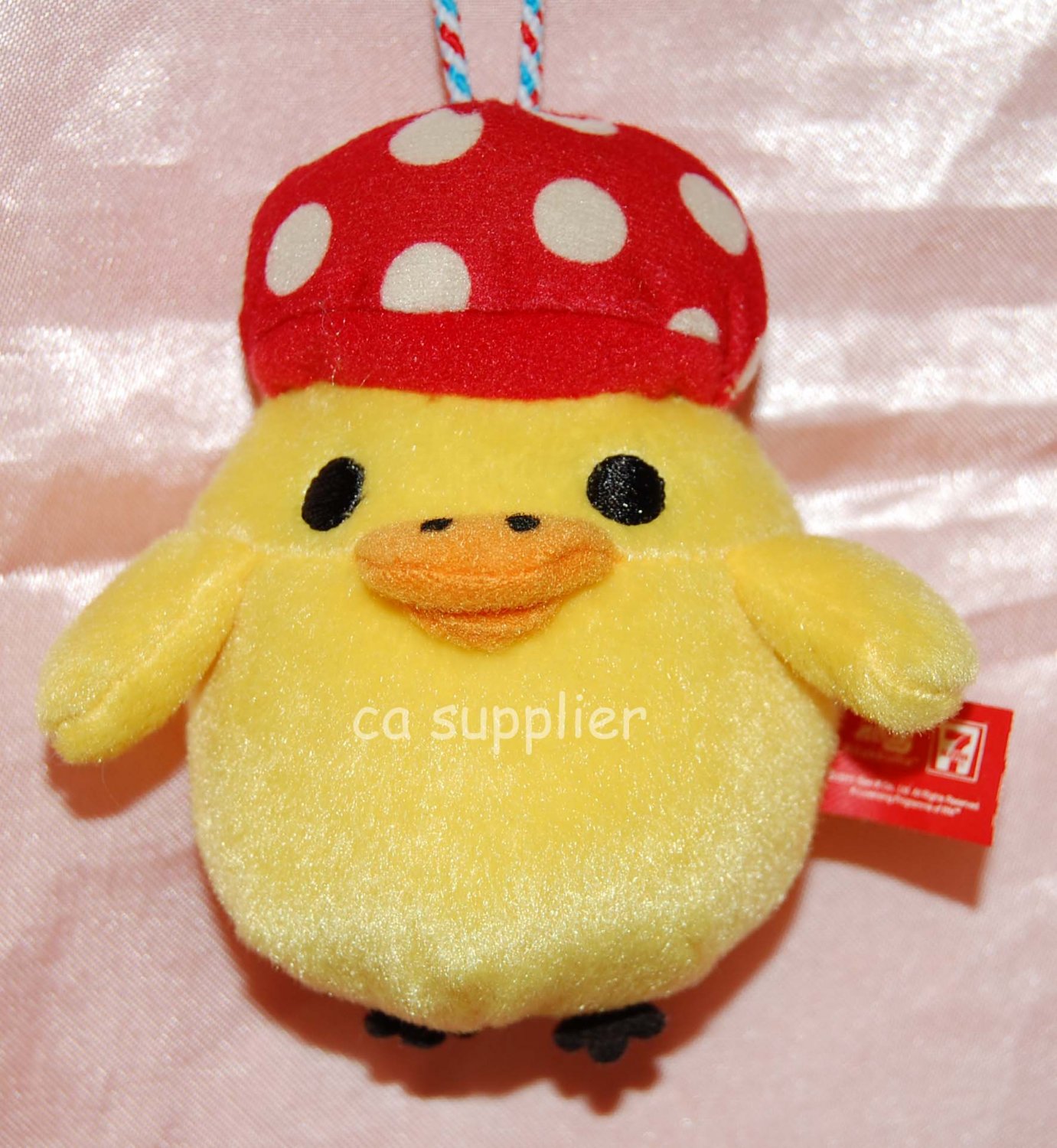 7-11 San X Rilakkuma Relax Bear Little Chicken Forest Collection Plush Strap