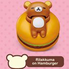 2018 McDonald's San Happy Meal Toy X Rilakkuma Bear - Rilakkuma on Hamburger