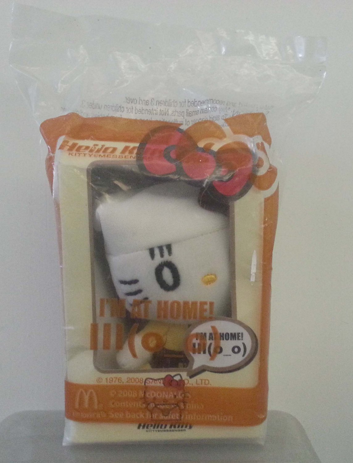 McDonald's Sanrio Hello Kitty Messenger Plush Doll - I'm at Home