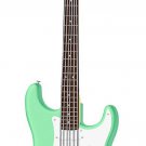 F Toys 1/12 Guitar Mono Stratype #1B Surf Green Display Model w/ Stand Strap