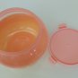 7-11 Sanrio Hello Kitty Lock & Go Pink Plastic Double Layer Container Mug Box Storage