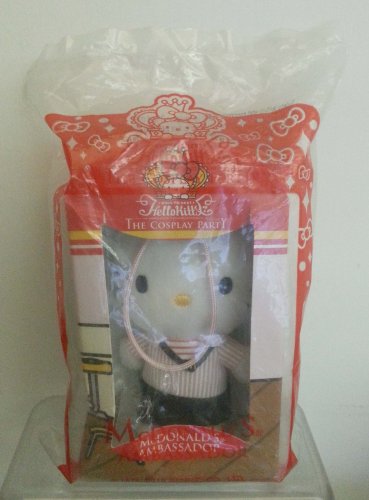 Sanrio McDonald Hello Kitty The Cosplay Party Plush Doll Strap 4" H - Ambassador