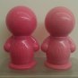 USED McDonald's Pepper & Salt Pink Shaker Container Bottle 3.5"H