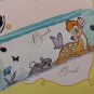Hong Kong 7-11 Disney Plastic Hand Bag w/ 3D Figure - Bambi 20 cm L x 7 cm dia