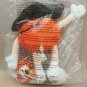 M&M's ORANGE Chocolate Halloween Plush Doll 10" H SOUND OUT OF FUNCTION
