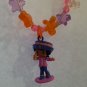USED Strawberry Shortcake Berry Sweet Wearables Phonin' Friends Angel Cake Plastic Necklace #15604