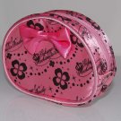 Bandai Gokujyo Mechamote Iincho Pink Mini Pouch Bag w/ Zip 4.5"x3.5"x1.5"thk