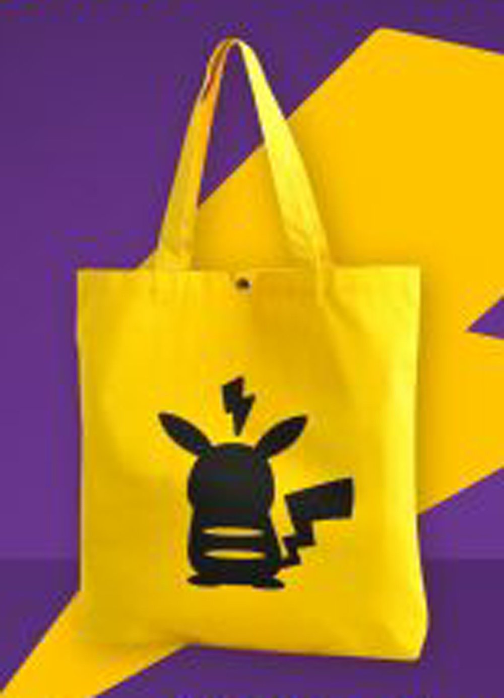 Pokemon Pikachu Yellow Tote Bag 14.5" x 15.5" / 370 mm x 390 mm
