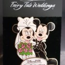 Hong Kong Disneyland Mickey Mouse & Minnie Fairy Tale Weddings Metal Pin 5 cm H