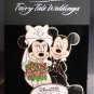 Hong Kong Disneyland Mickey Mouse & Minnie Fairy Tale Weddings Metal Pin 5 cm H