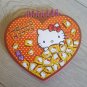 2013 Sanrio Hello Kitty 3D Cover Heart Shape Note Pad Memo Paper 12.5cm x 11cm x 1.2cm thk