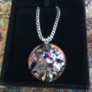 Rainbow Rare Sterling Silver Handmade Hand Created Druzy Pendant Necklace