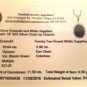 Silver Emerald and White Sapphire pendant $1920.00 ASKING 119.00
