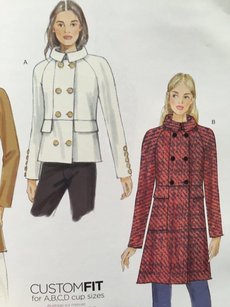 Vogue Sewing Pattern 9157 Misses Coat Size 14-22 New