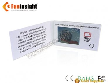 Digital 2.4&acirc;��&acirc;�� Video Name Card 128MB Memory FVB241 for Presentations