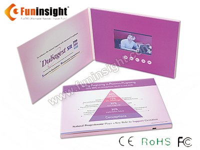 Innovative 4.3ââ Video Brochure LCD Card Marketing Tool from China Supplier