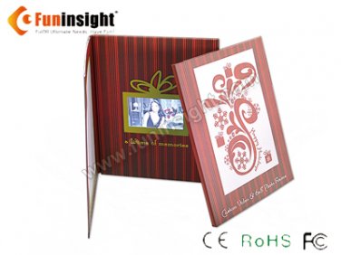 5 inch Video Card LCD in Print Brochure 128MB Multiple Buttons Color Print