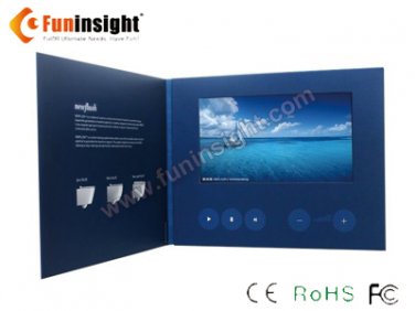 10.1 inch LCD Video Card TV in Brochure 2GB CMYK Print A4 Landscape