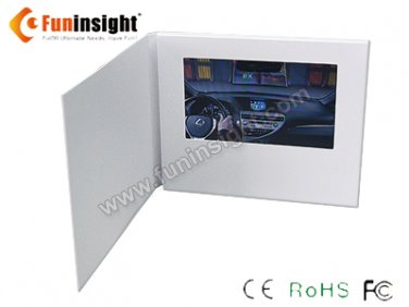 10.1 inch LCD Brochure TV in a Card 2GB CMYK Print A4 Landscape