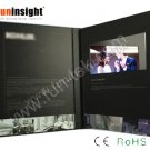 7 inches Light Sensor Video Booklet LCD Brochure 2GB A5 Portrait 12 Pages