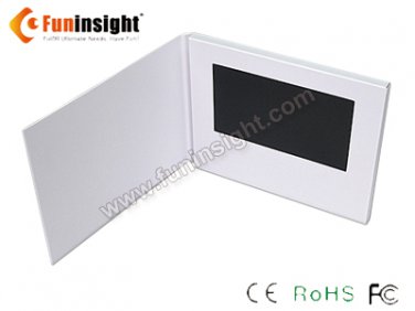 7 inches White Card Blank Brchure 2GB Memory A5 Landscape Printable