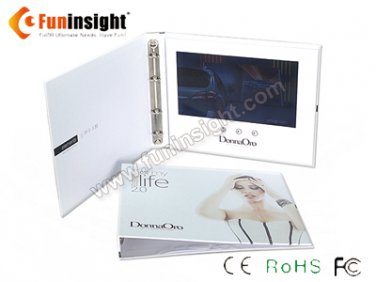 7 inches Video Book with Clips 2GB Memory A5 Landscape Hardback Version