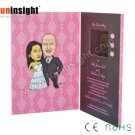 Personalized 2.4 inch Video Card LCD Wedding Invitation Brochure FVB246