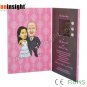 Personalized 2.4 inch Video Card LCD Wedding Invitation Brochure FVB246