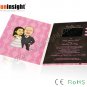 Personalized 2.4 inch Video Card LCD Wedding Invitation Brochure FVB246