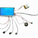 2.4 inch LCD Video Card Module 128MB with Magnetic Switch 5 Buttons for Greeting Cards