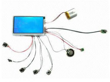 2.4 inch LCD Video Card Module 128MB with Magnetic Switch 5 Buttons for Greeting Cards