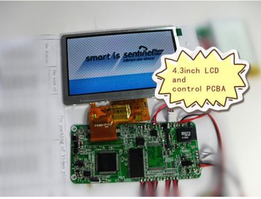 4.3 inch LCD Video Card Module Components with On/Off Switch VCM-043P