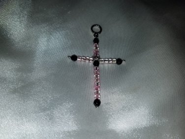 Beaded Cross Pendant