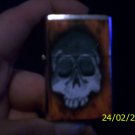 Skull lighter with flames