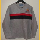 Women's  Fleece  Pullover size L , Gray  with red/blue "Winnie the Pooh"