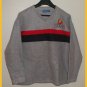Women's  Fleece  Pullover size L , Gray  with red/blue "Winnie the Pooh"
