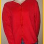 Women's Red Fleece Sweater, zips up, Size M by Regatta