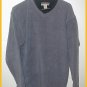 Men's Fleece  Pullover, Gray/Blue size M, Generra Sport