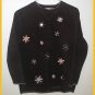 Women's Fleece Snowflake Pullover , size PM (petite)