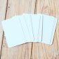 Smooth White blank business cards