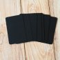 Black blank business cards