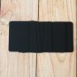 Black blank business cards