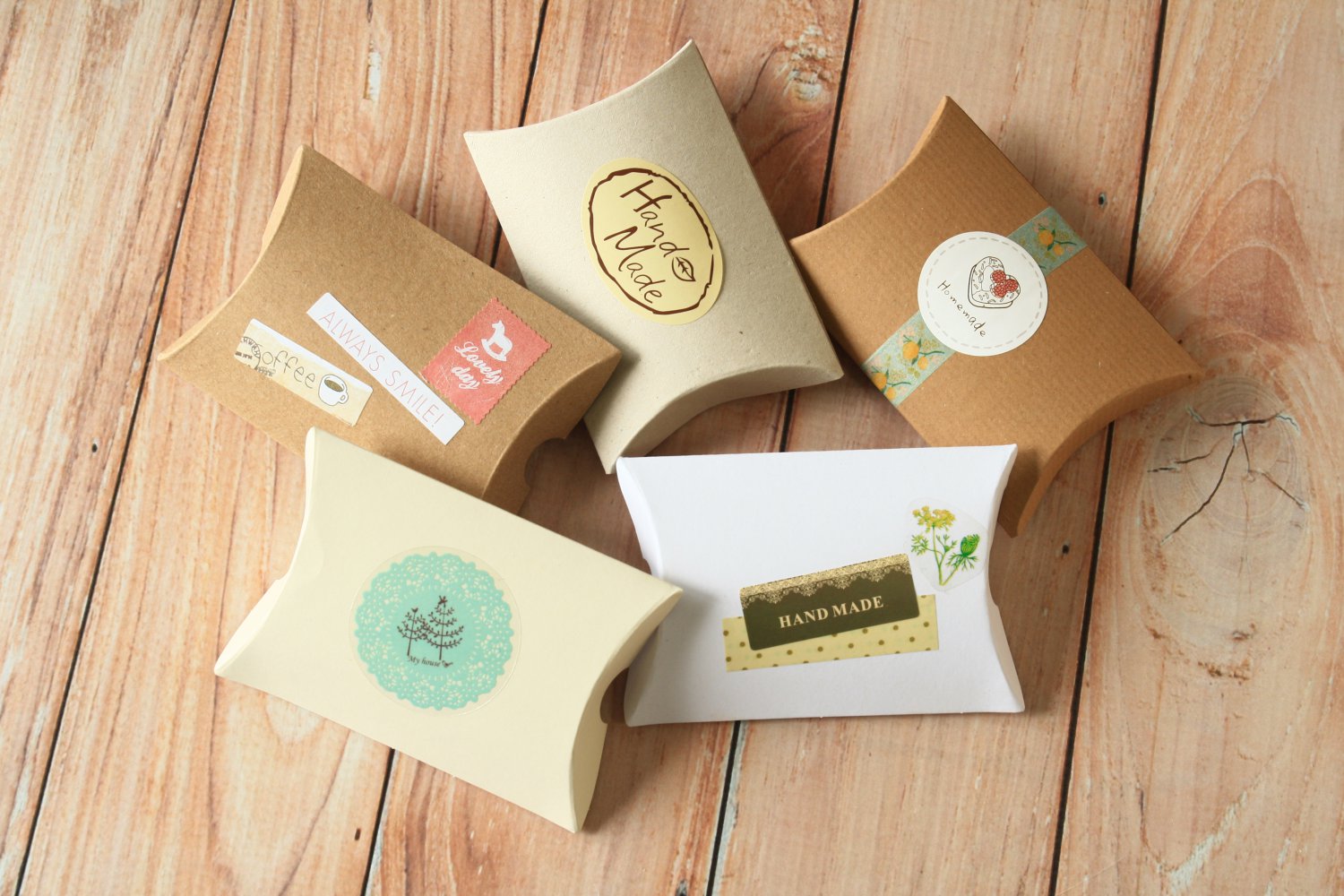 Mix Colours DIY Small pillow boxes
