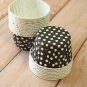 Black Polka Dots paper Candy Cups cupcake liner