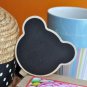 Bear Shape Mini Blackboard pegs clips