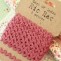 Dark Pink Ric Rac Ribbon reel