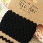 Black Ric Rac Ribbon reel